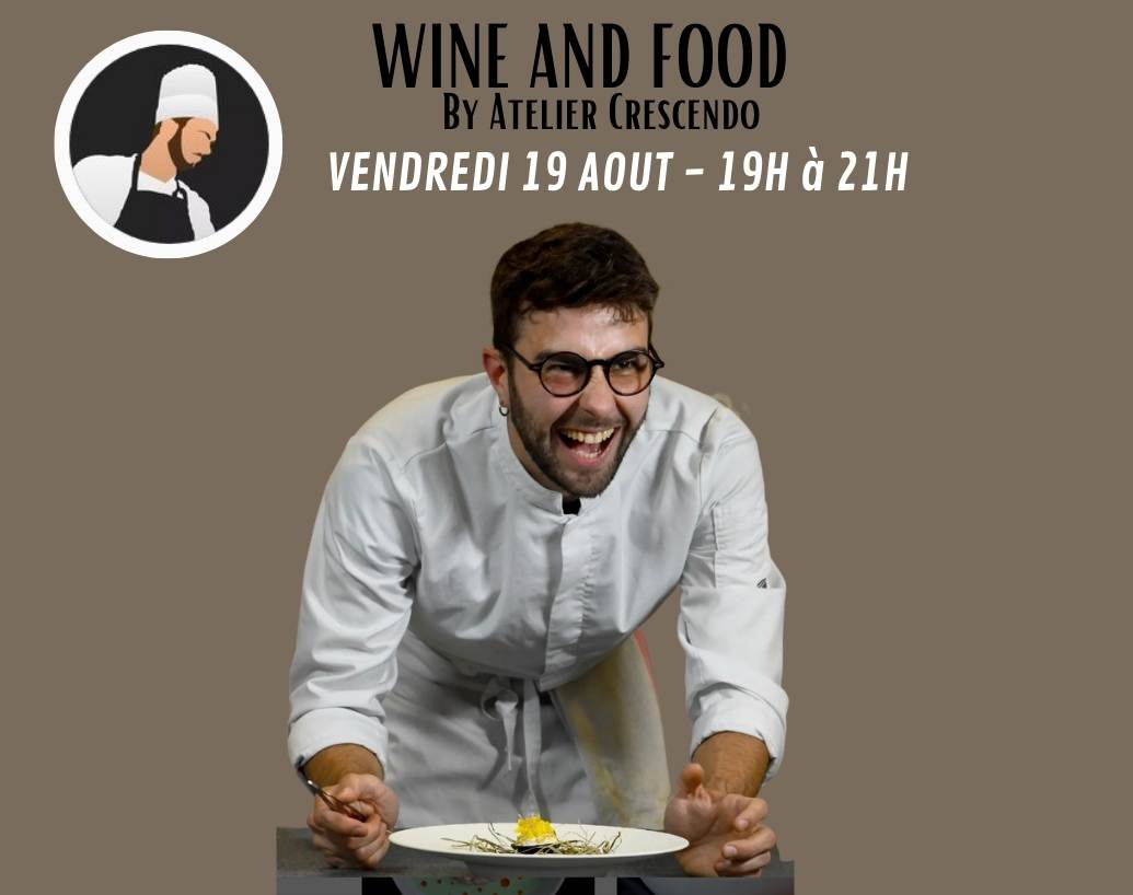 Wine and Food – By Atelier Crescendo -